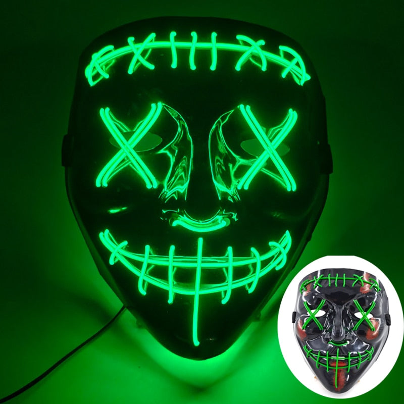 Neon LED Mask